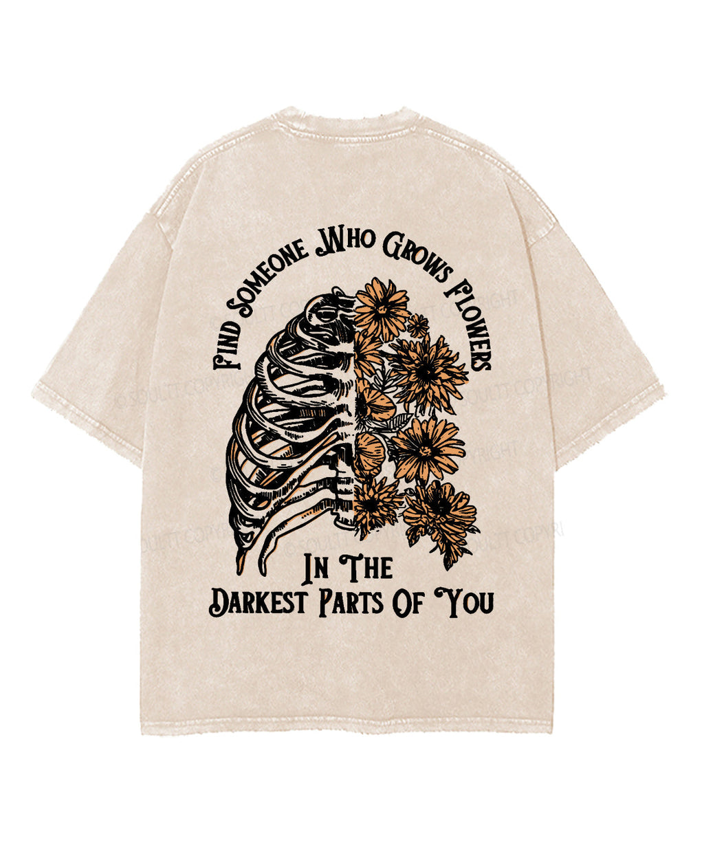 Find Someone Who Grows Flowers Double Sided Unisex Washed Christian T-shirt Hoodie, Sweatshirt | CiraTrend.com (Image 3)