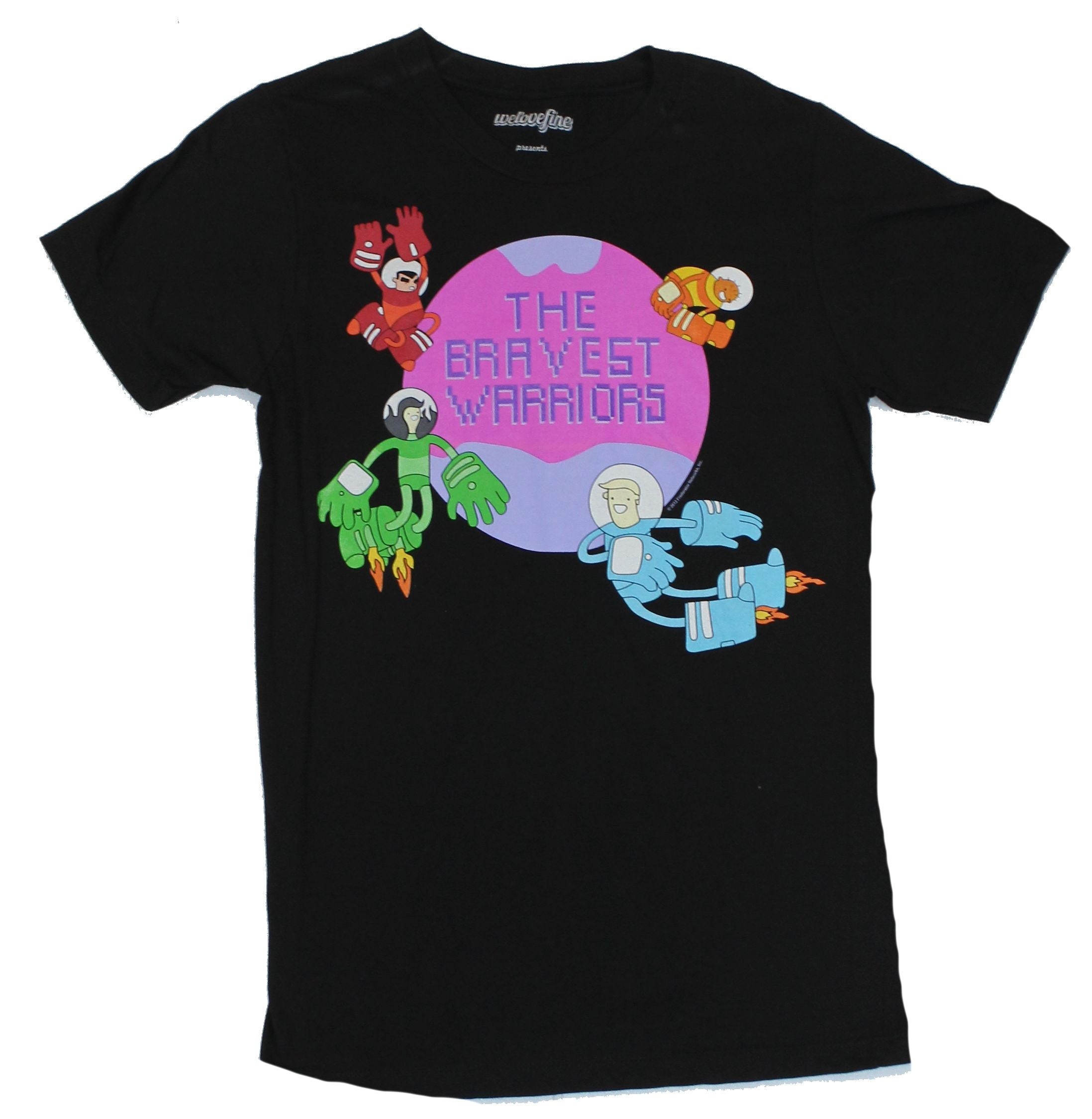 The Bravest Warriors Mens T-Shirt  - Classic Team Planet Logo Image Hoodie, Sweatshirt | CiraTrend.com