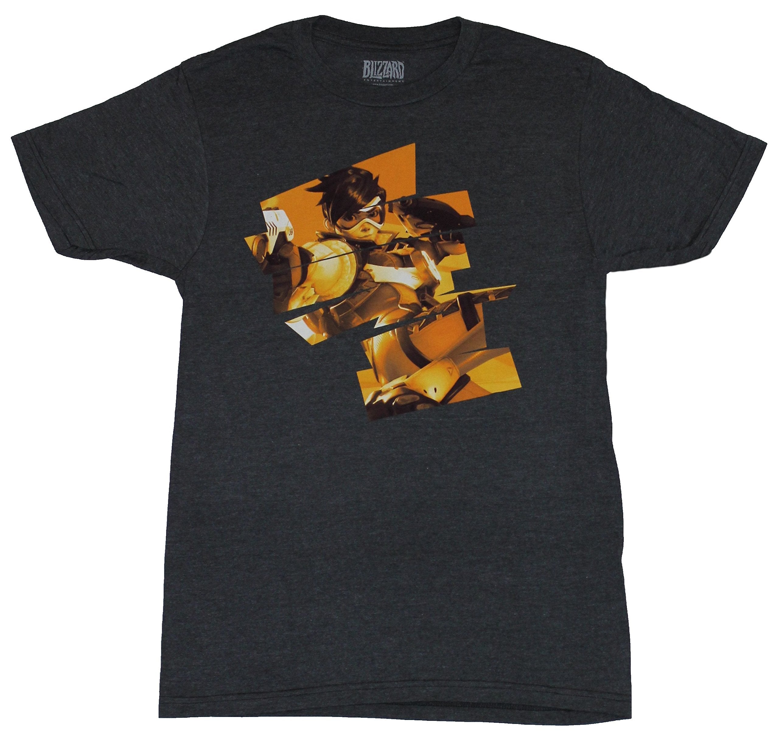 Overwatch Mens T-Shirt - Cheers Love Yell Hex Tracer Image Hoodie, Sweatshirt | CiraTrend.com