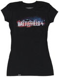 Battlefield 4 Girls Juniors T-Shirt - Horizontal White Word Logo Image Hoodie, Sweatshirt | CiraTrend.com
