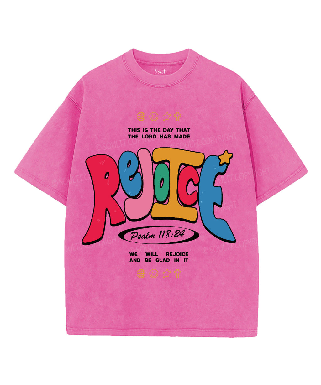 We Will Rejoice Washed Christian T-shirt Hoodie, Sweatshirt | CiraTrend.com (Image 3)