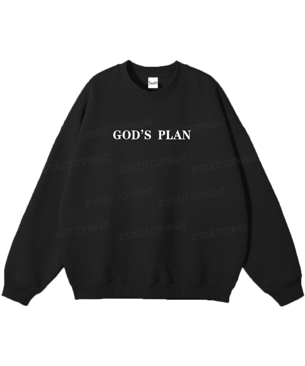 Your Plan God's Plan Double Sided Cotton Christian Sweatshirt T-Shirts, Hoodie | CiraTrend.com (Image 3)