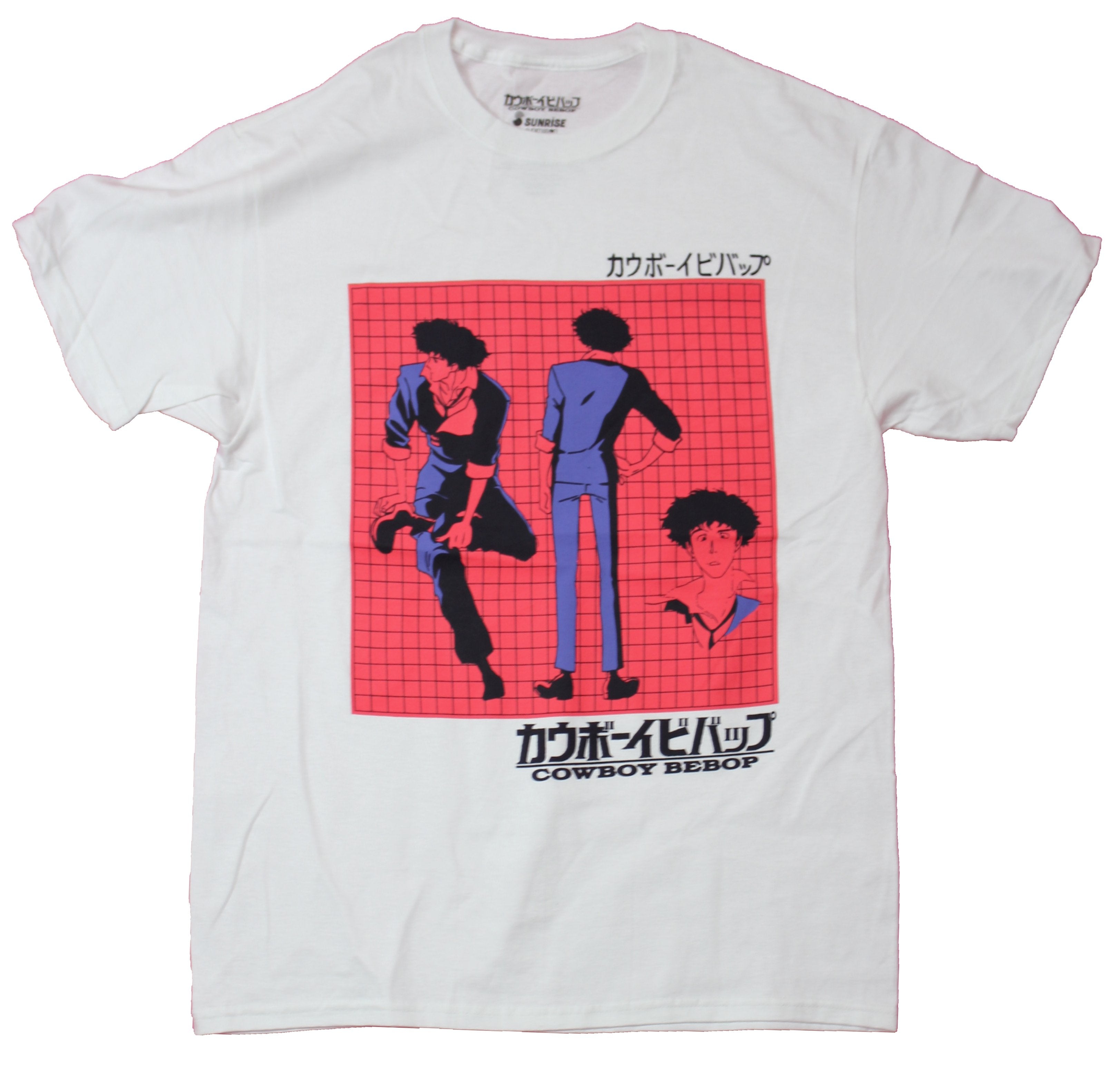 Cowboy Bebop Mens T-Shirt  - Spike Kanji Grid Image Hoodie, Sweatshirt | CiraTrend.com