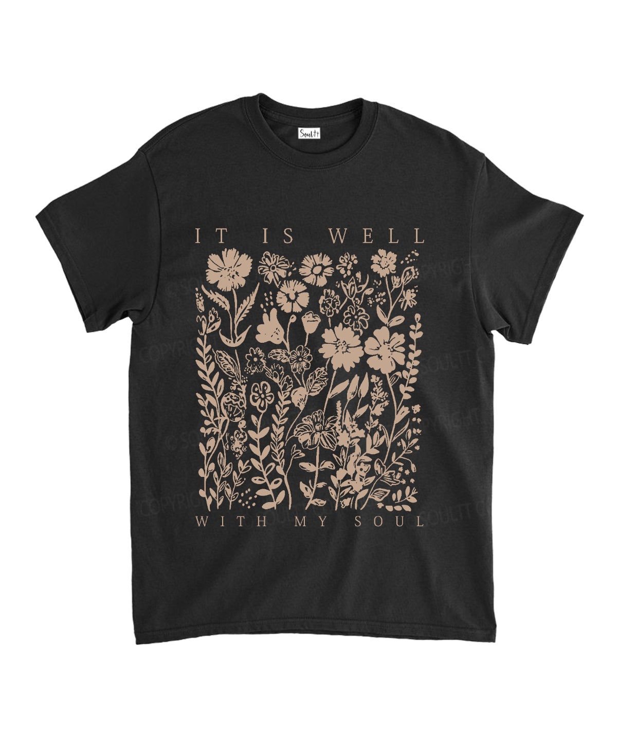 Is Well My Soul Cotton Christian Style005 T-Shirts, Hoodie, Sweatshirt