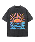 Be The Light Unisex Washed Christian T-shirt Style004 Hoodie, Sweatshirt | CiraTrend.com (Image 1)