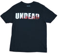 Undead Mens T-Shirt - Splattered Undead Word Image Hoodie, Sweatshirt | CiraTrend.com