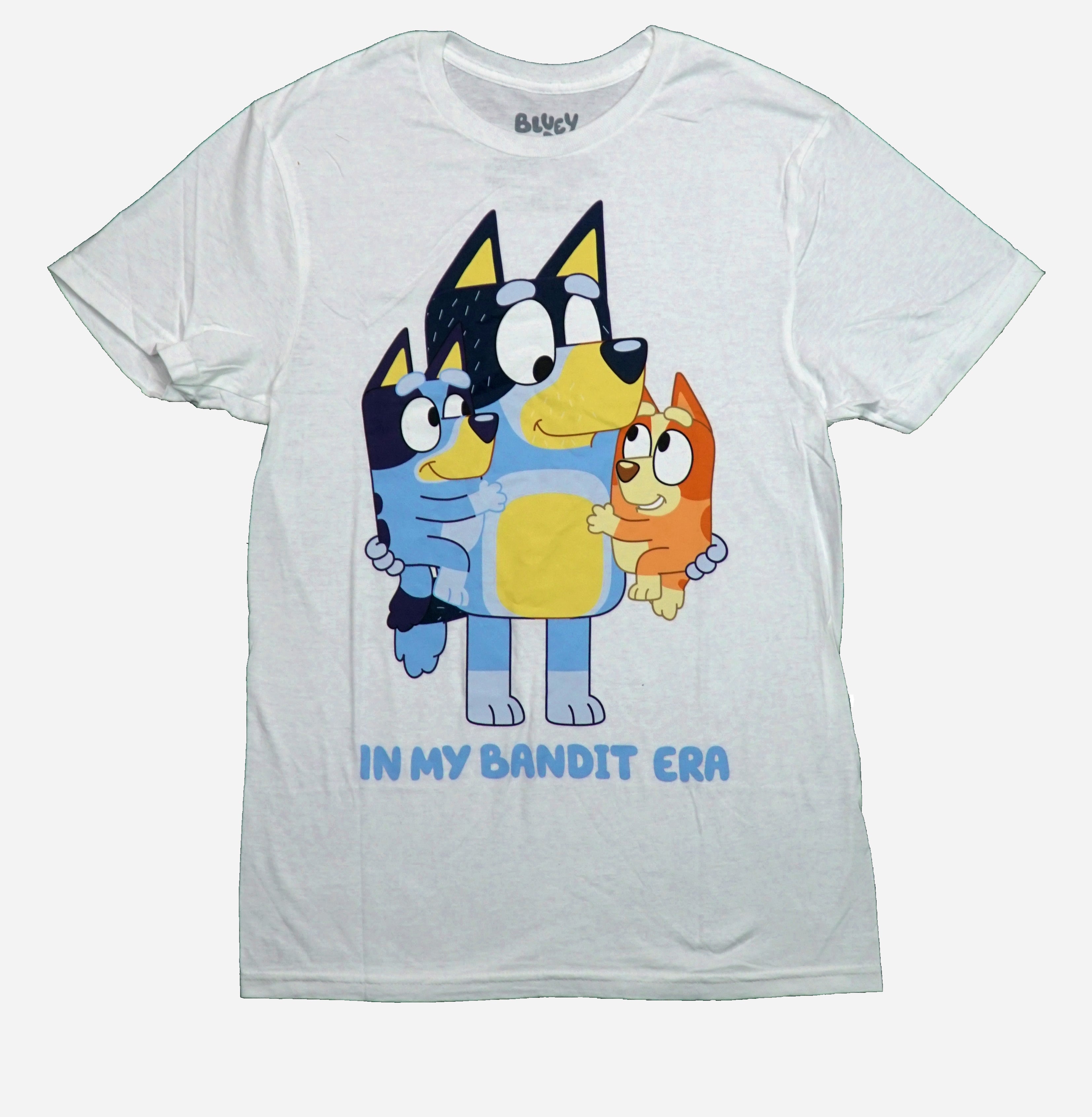 Bluey Mens T-Shirt -  In My Bandit Era Bingo Trio Image Hoodie, Sweatshirt | CiraTrend.com