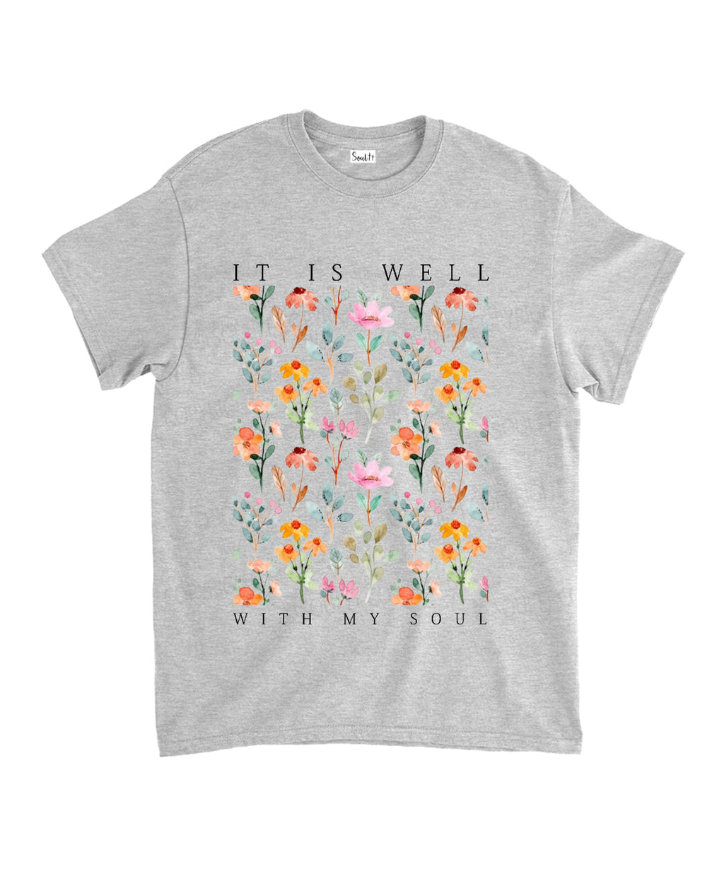 Is Well My Soul Cotton Christian Style002 T-Shirts, Hoodie, Sweatshirt