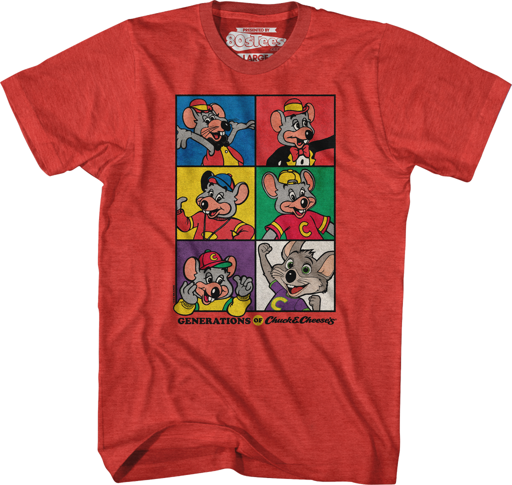 6 Cheese'S Chuck E. Cheese T-Shirts, Hoodie, Sweatshirt