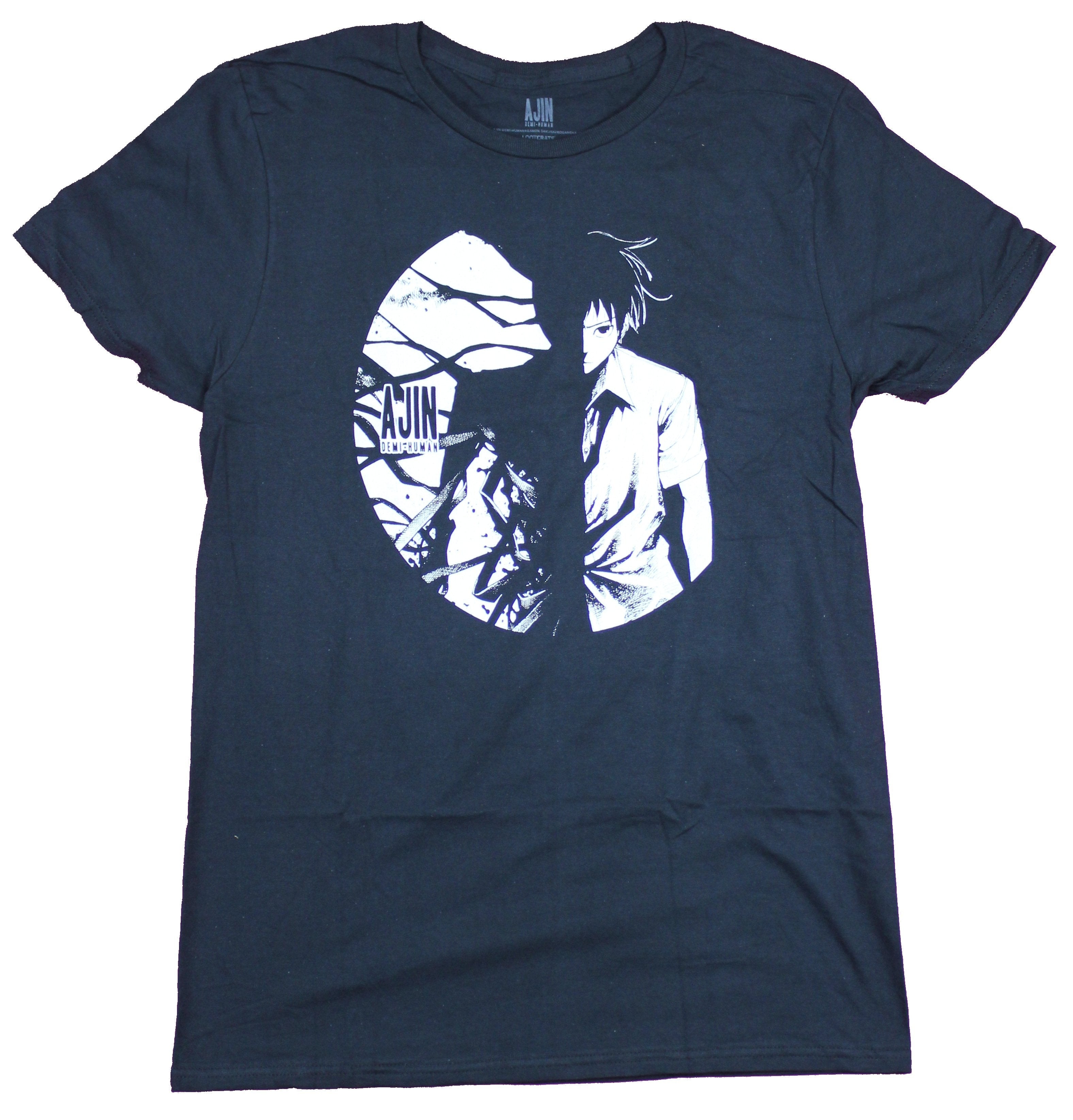 Ajin Demi-Human Mens T-Shirt- Moon lit Black & Whit Ajin Image Hoodie, Sweatshirt | CiraTrend.com