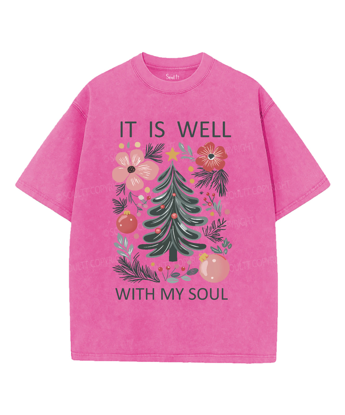 It Is Well With My Soul Washed Christian T-shirt Style024 Hoodie, Sweatshirt | CiraTrend.com (Image 3)