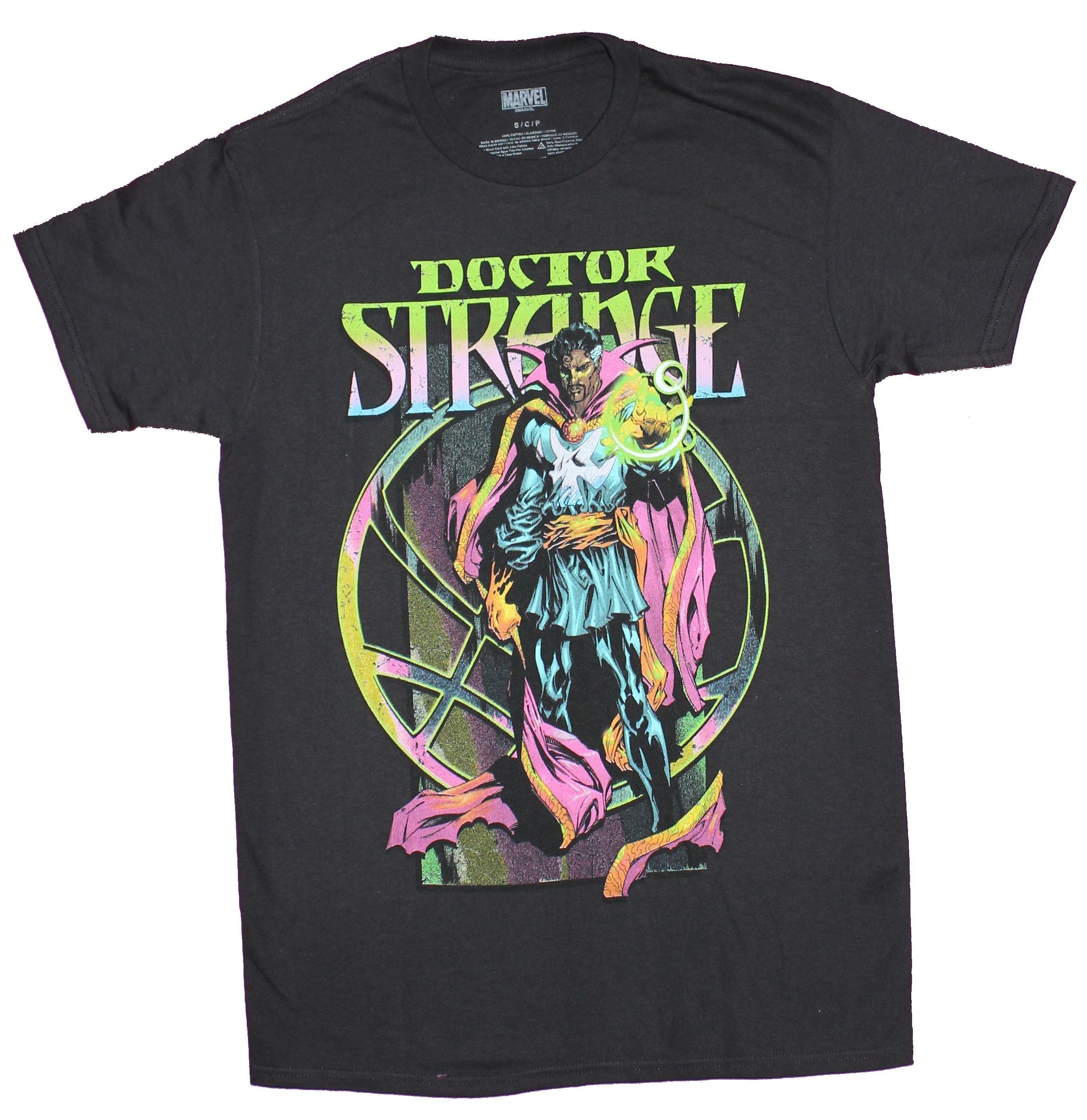 Doctor Strange Mens T-Shirt - Colorful Doctor Strange Holding Magic In Circle Hoodie, Sweatshirt | CiraTrend.com