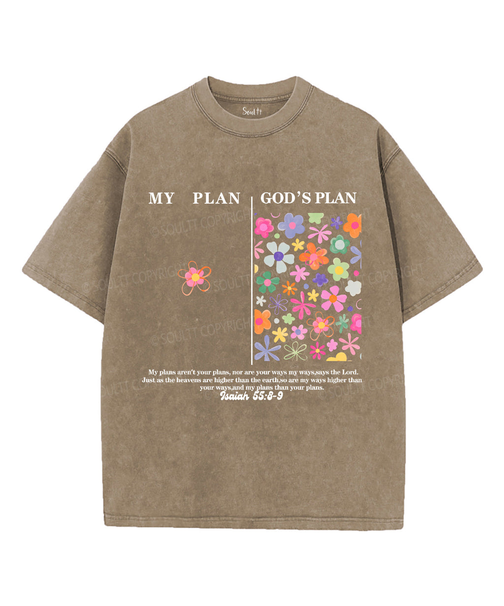 My PlanÃ¯Â¼Å“God's Plan Unisex Washed Christian T-shirt Hoodie, Sweatshirt | CiraTrend.com (Image 5)