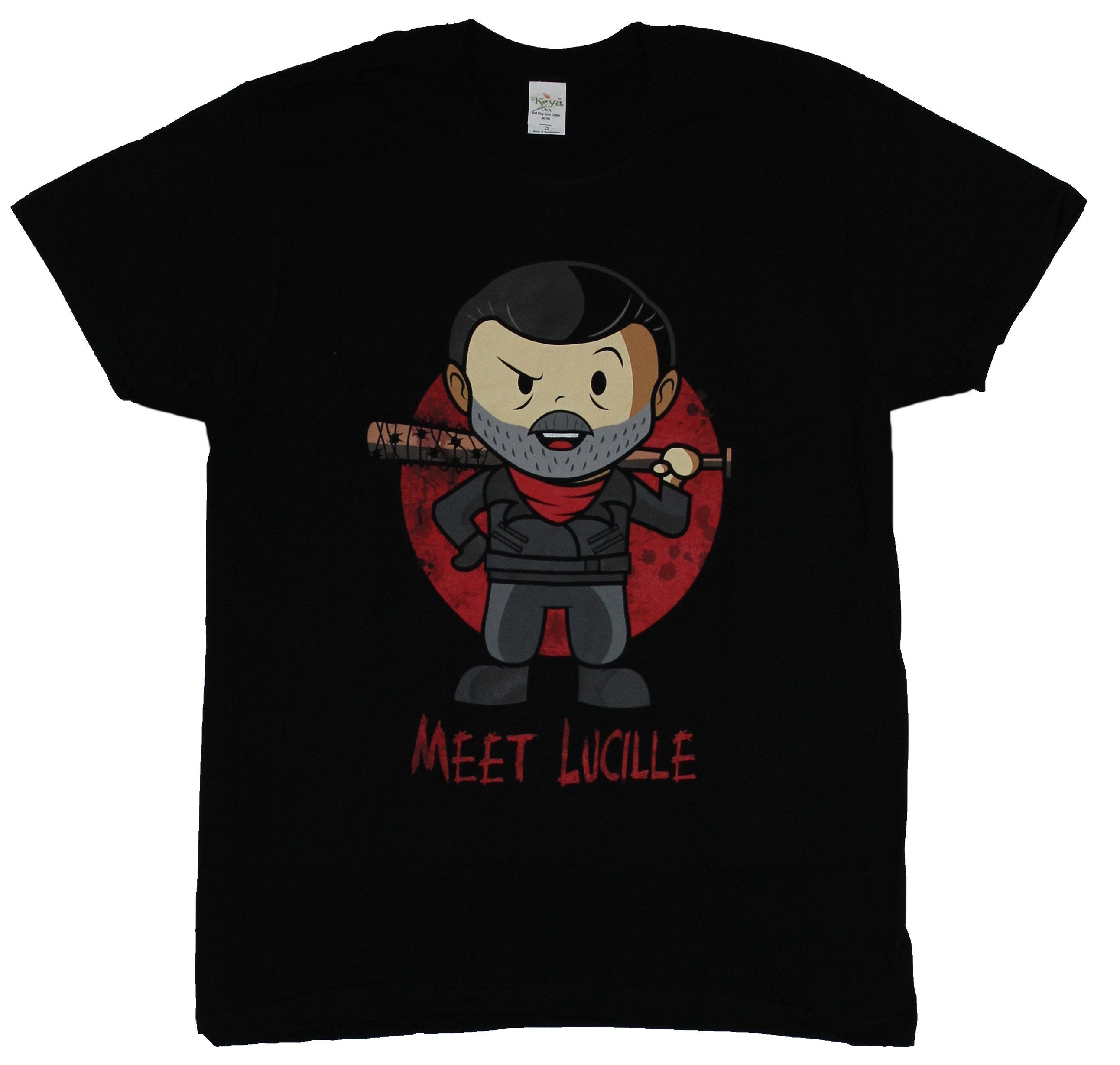 The Walking Dead Mens T-Shirt - Meet Luicille Cartoon Styled Negan Image Hoodie, Sweatshirt | CiraTrend.com