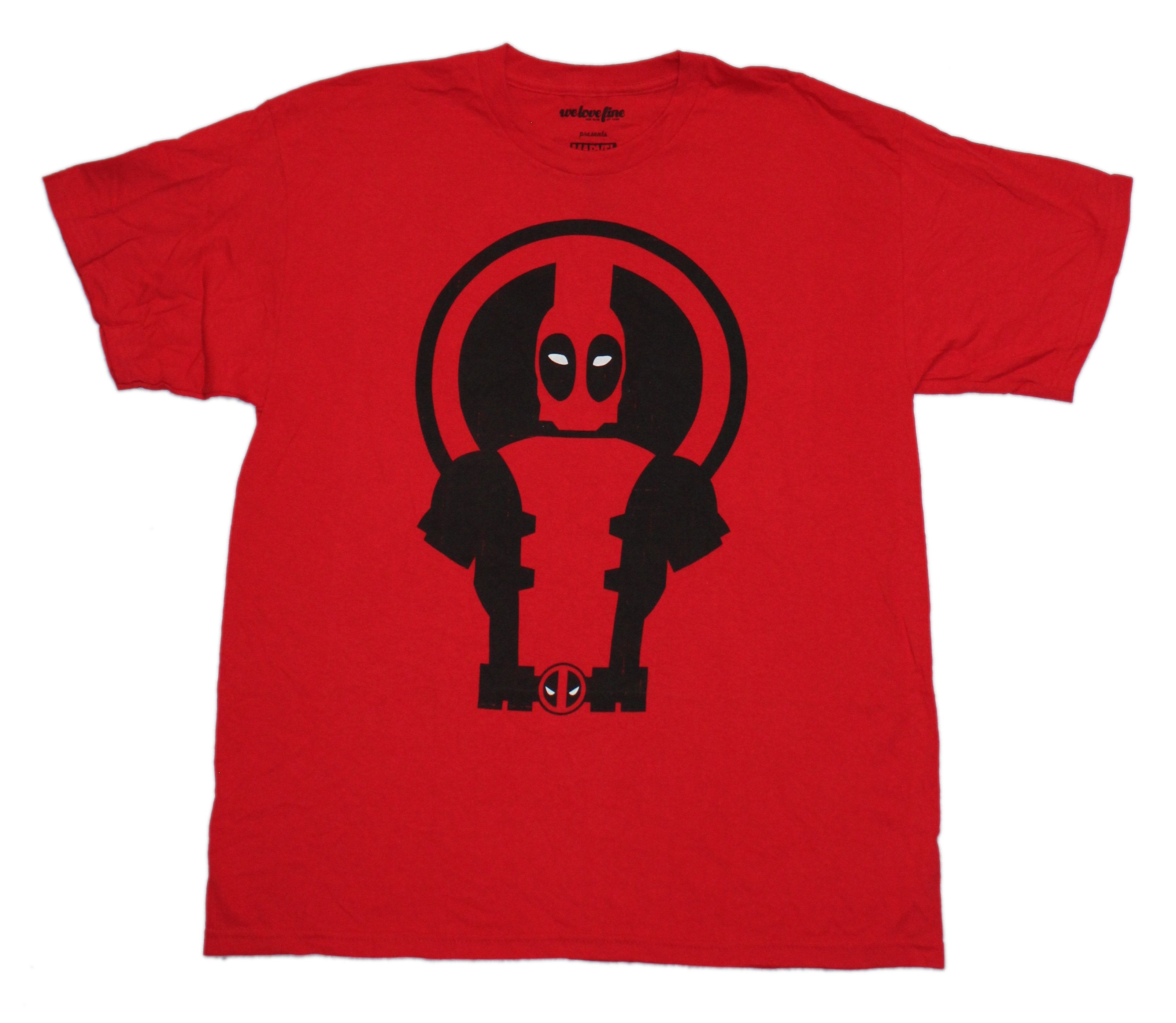 Deadpool Mens T-Shirt - Negative Space in Front of Symbol Hoodie, Sweatshirt | CiraTrend.com