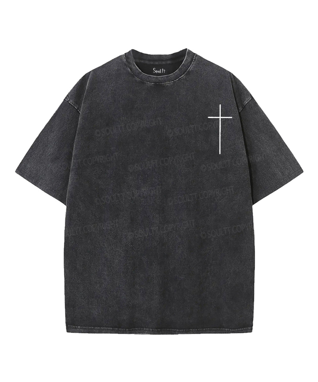 He Is The Way Unisex Washed Christian T-shirt Hoodie, Sweatshirt | CiraTrend.com (Image 2)