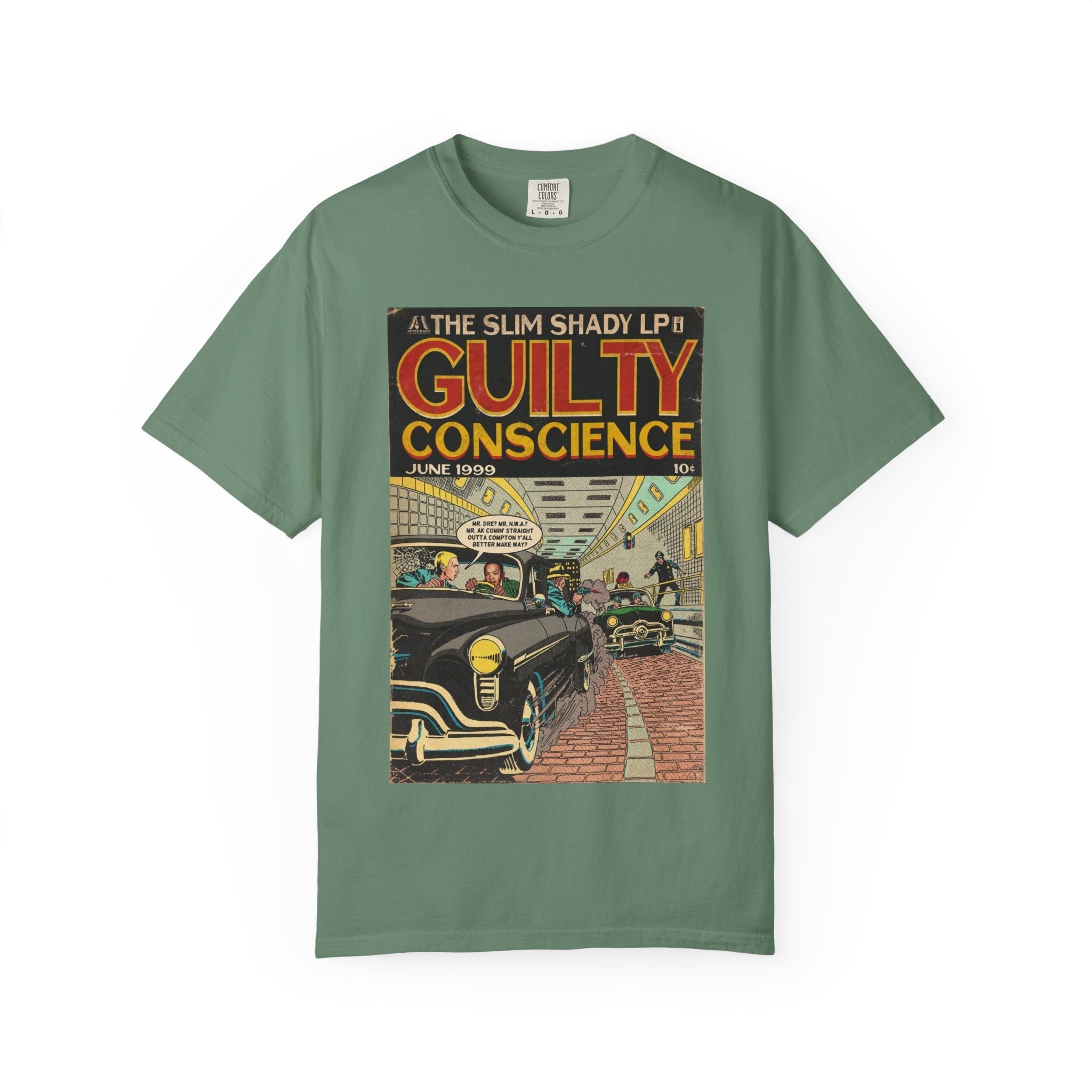 Guilty Conscience - Unisex Comfort Colors T-shirt Hoodie, Sweatshirt | CiraTrend.com (Image 2)