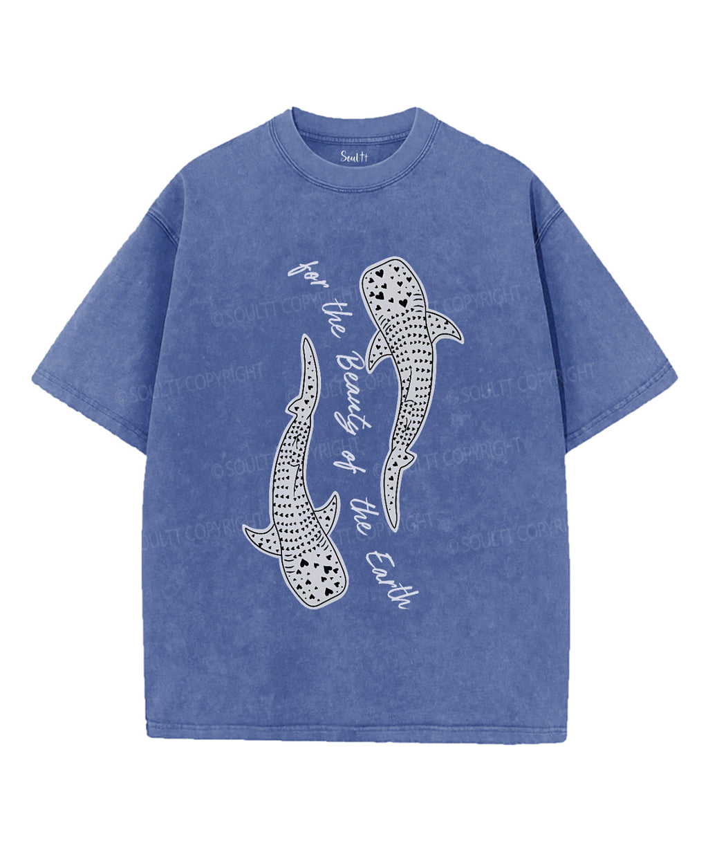 For The Beauty Of The Earth Unisex Washed Christian T-shirt Hoodie, Sweatshirt | CiraTrend.com (Image 3)