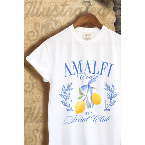 Amalfi Coast Vintage Graphic  Tee