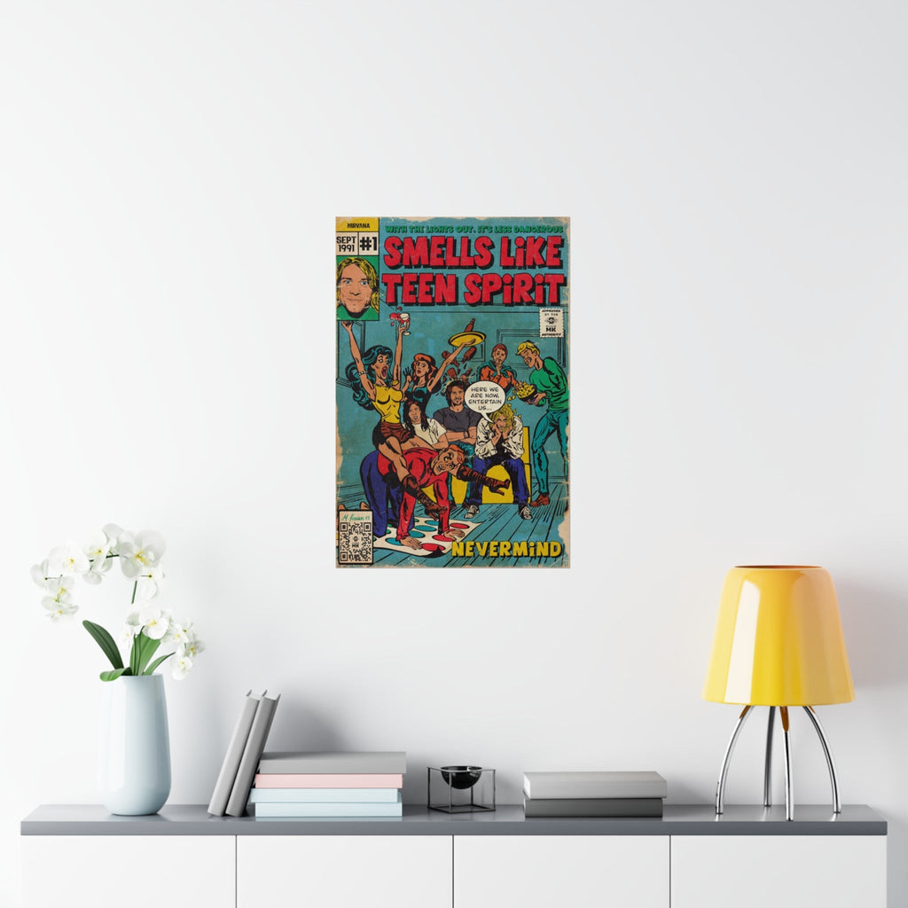 Smells Like Teen Spirit -  Vertical Matte Poster T-Shirts, Hoodie, Sweatshirt | CiraTrend.com (Image 5)