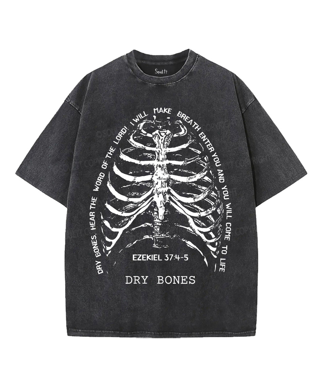 Dry Bones Unisex Washed Christian T-shirt Style001 Hoodie, Sweatshirt | CiraTrend.com (Image 1)