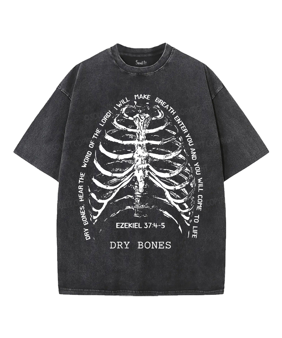 Dry Bones Unisex Washed Christian T-shirt Style001 Hoodie, Sweatshirt | CiraTrend.com (Image 1)
