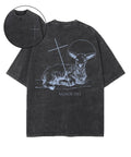 Lamb of God Double Sided Unisex Washed Christian T-shirt Hoodie, Sweatshirt | CiraTrend.com (Image 1)