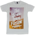 Downtown Fiction Written Name Over Soft Colored Palm Image T-Shirts, Hoodie, Sweatshirt