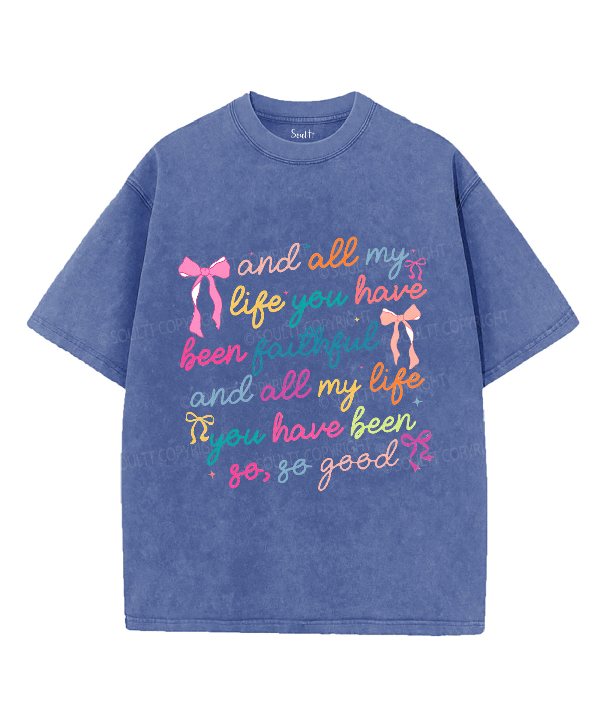 And All My Life Unisex Washed Christian T-shirt Hoodie, Sweatshirt | CiraTrend.com (Image 3)