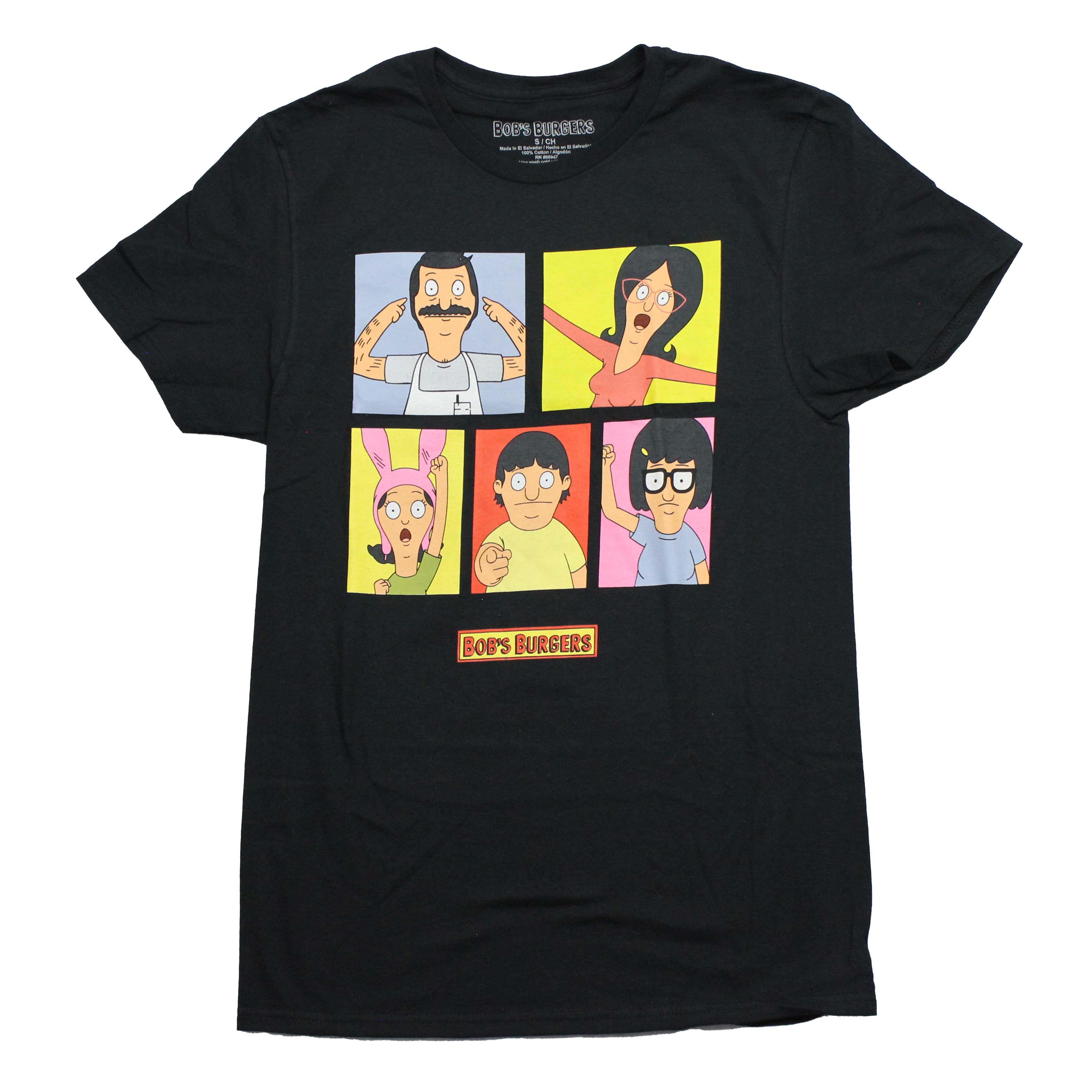 Bob's Burgers Mens T_Shirt - Main Boxed Character Images T-Shirts, Hoodie, Sweatshirt | CiraTrend.com