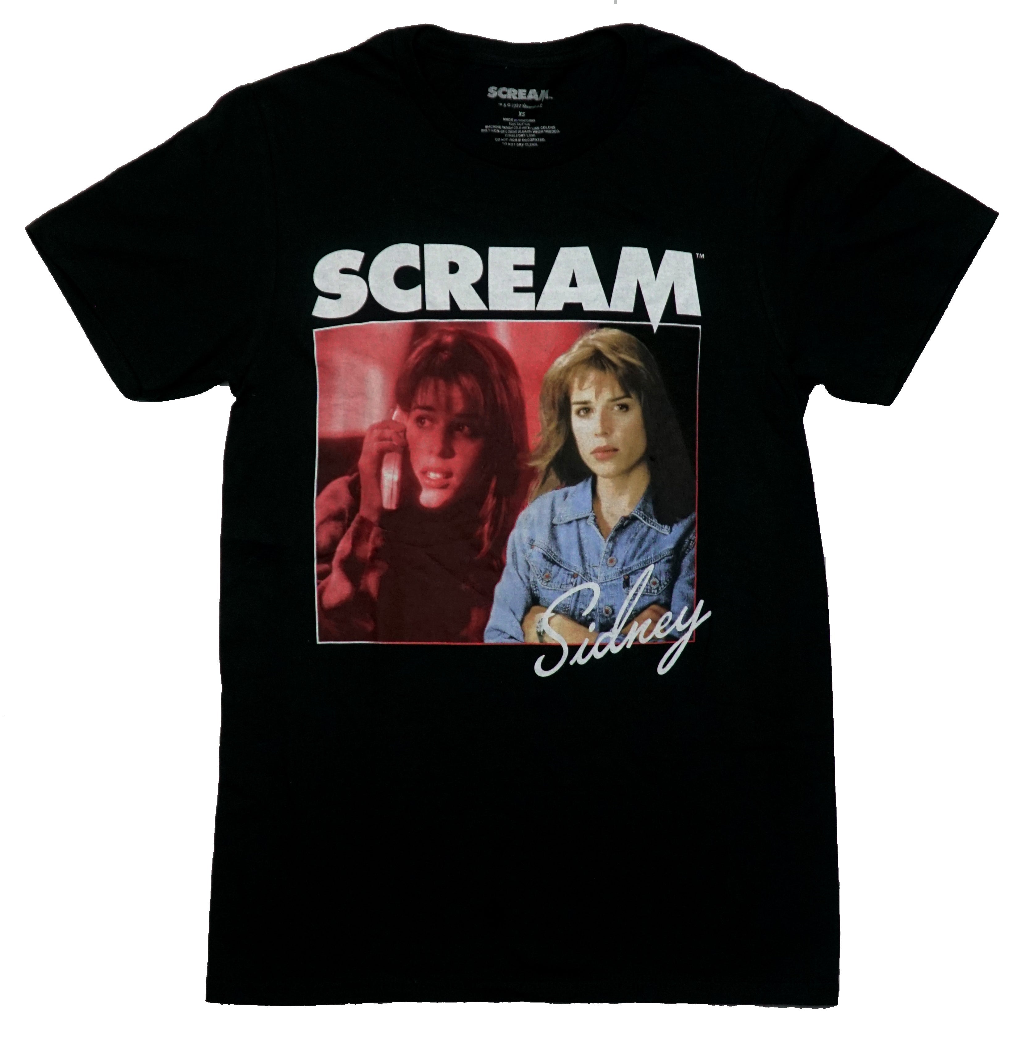 Scream Mens T-Shirt - Sidney On Phone and Posed Arms Crossed Hoodie, Sweatshirt | CiraTrend.com