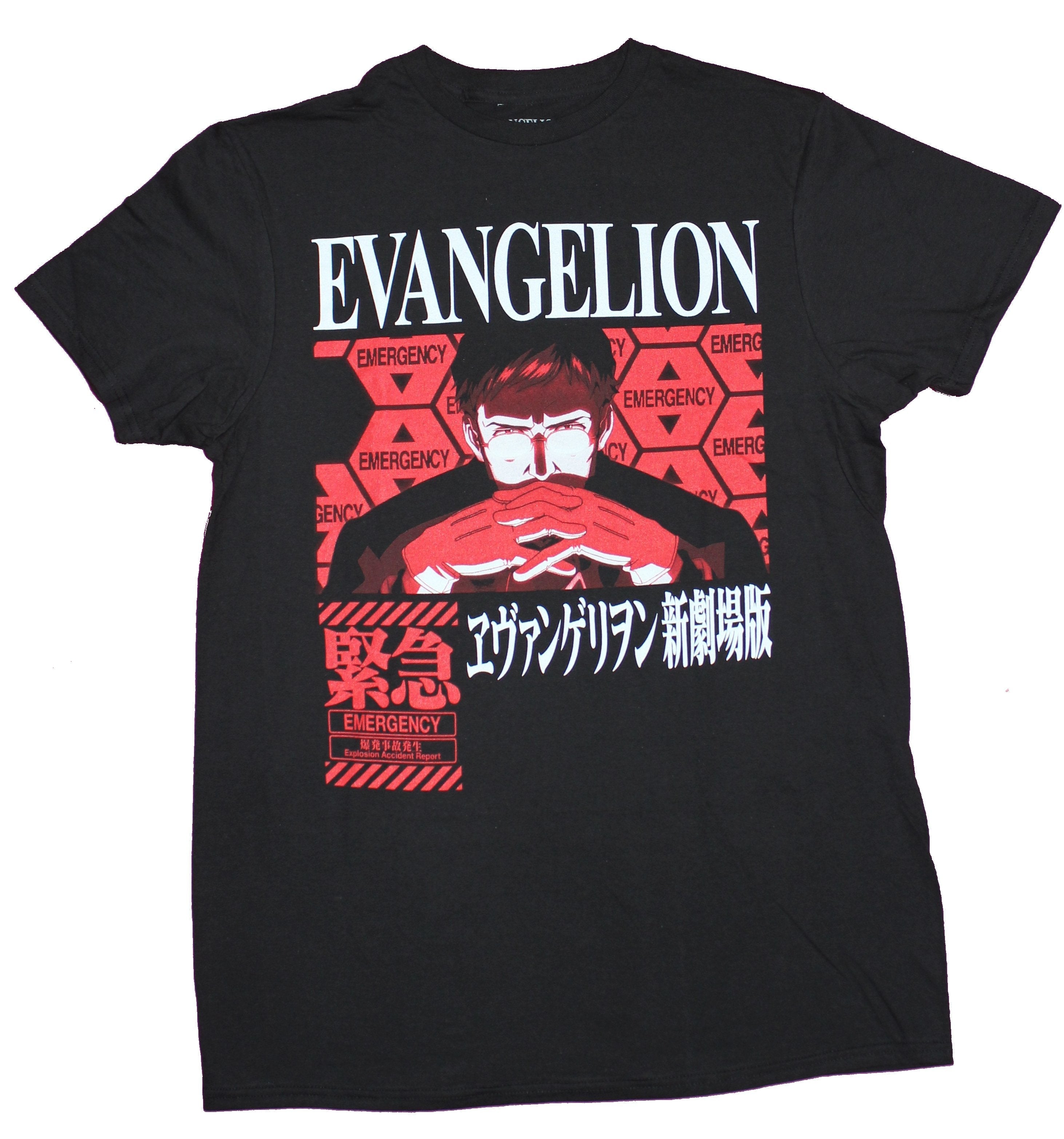 Neon Genesis Evangelion Mens T-Shirt - Gendo Staring Serious Image Hoodie, Sweatshirt | CiraTrend.com