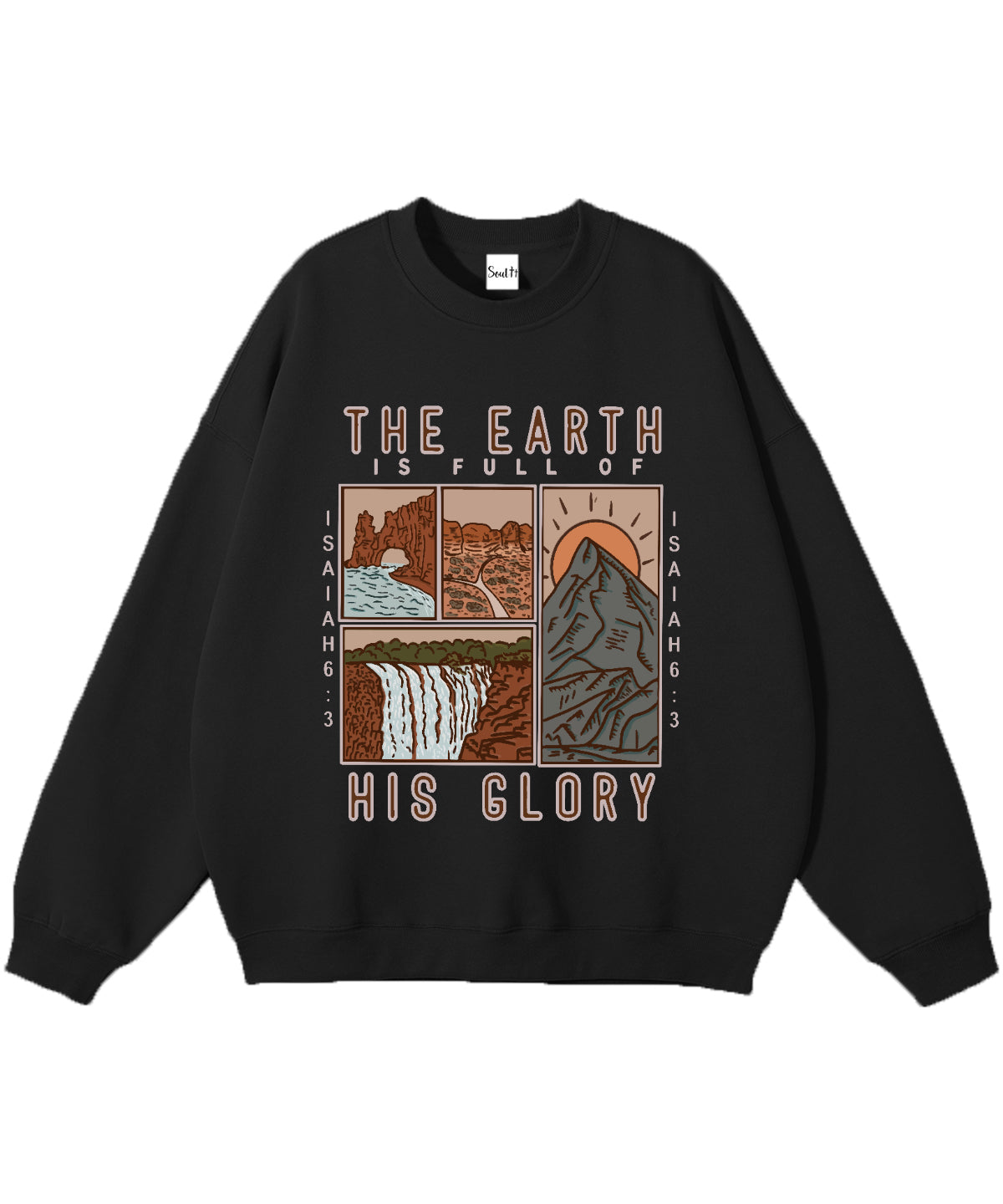 The Earth Is Full Of His Glory Cotton Christian Sweatshirt T-Shirts, Hoodie | CiraTrend.com (Image 3)