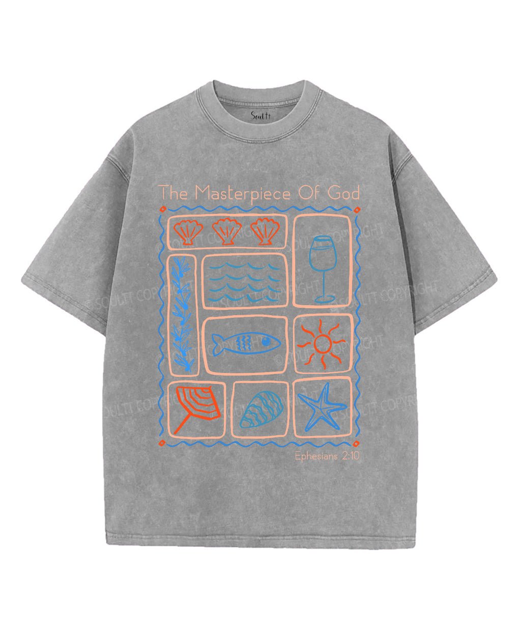 The Masterpiece Of God Unisex Washed Christian T-shirt Hoodie, Sweatshirt | CiraTrend.com (Image 3)