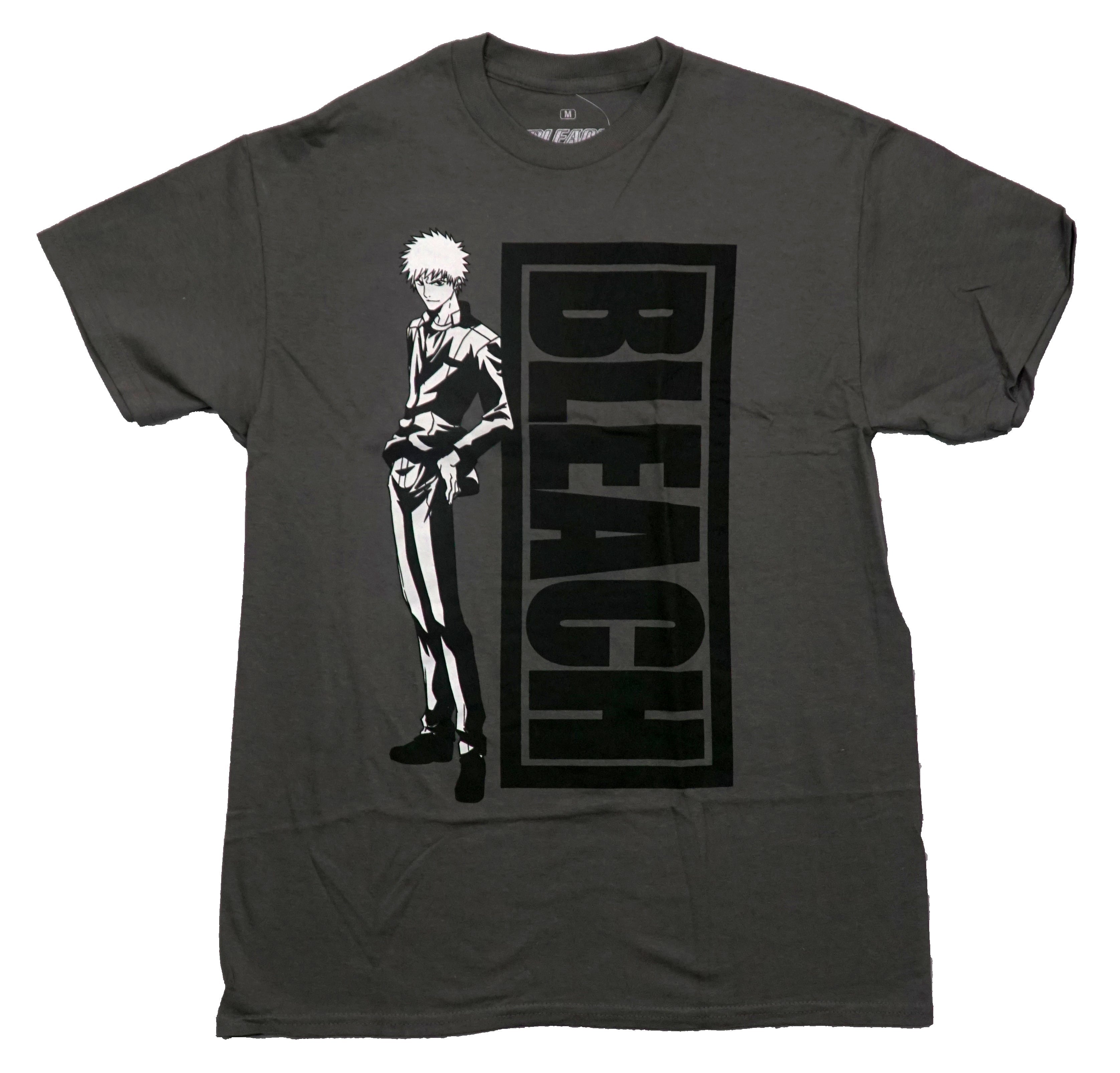 Bleach Mens T-Shirt - Ichigo Standing by Bleach Name Hoodie, Sweatshirt | CiraTrend.com