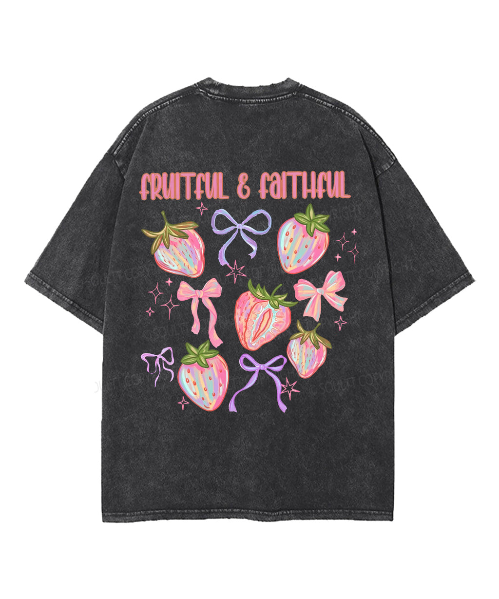 Fruit Of The Spirit Double Sided Unisex Washed Christian T-shirt Style026 Hoodie, Sweatshirt | CiraTrend.com (Image 2)