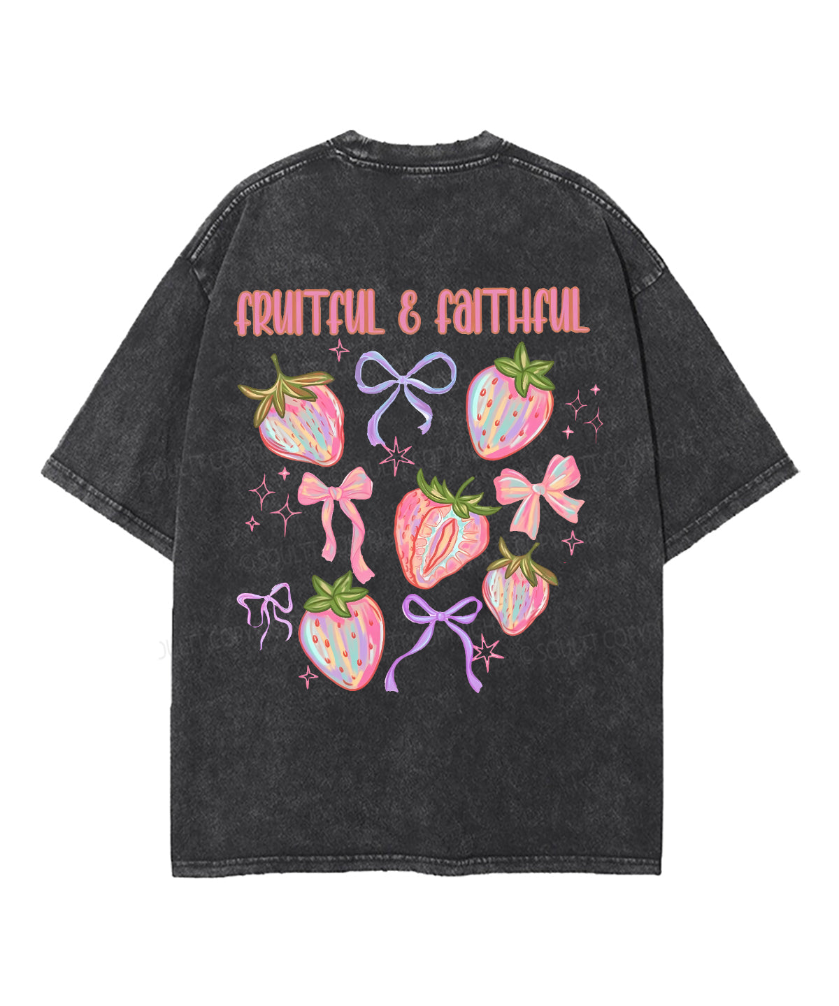 Fruit Of The Spirit Double Sided Unisex Washed Christian T-shirt Style026 Hoodie, Sweatshirt | CiraTrend.com (Image 2)
