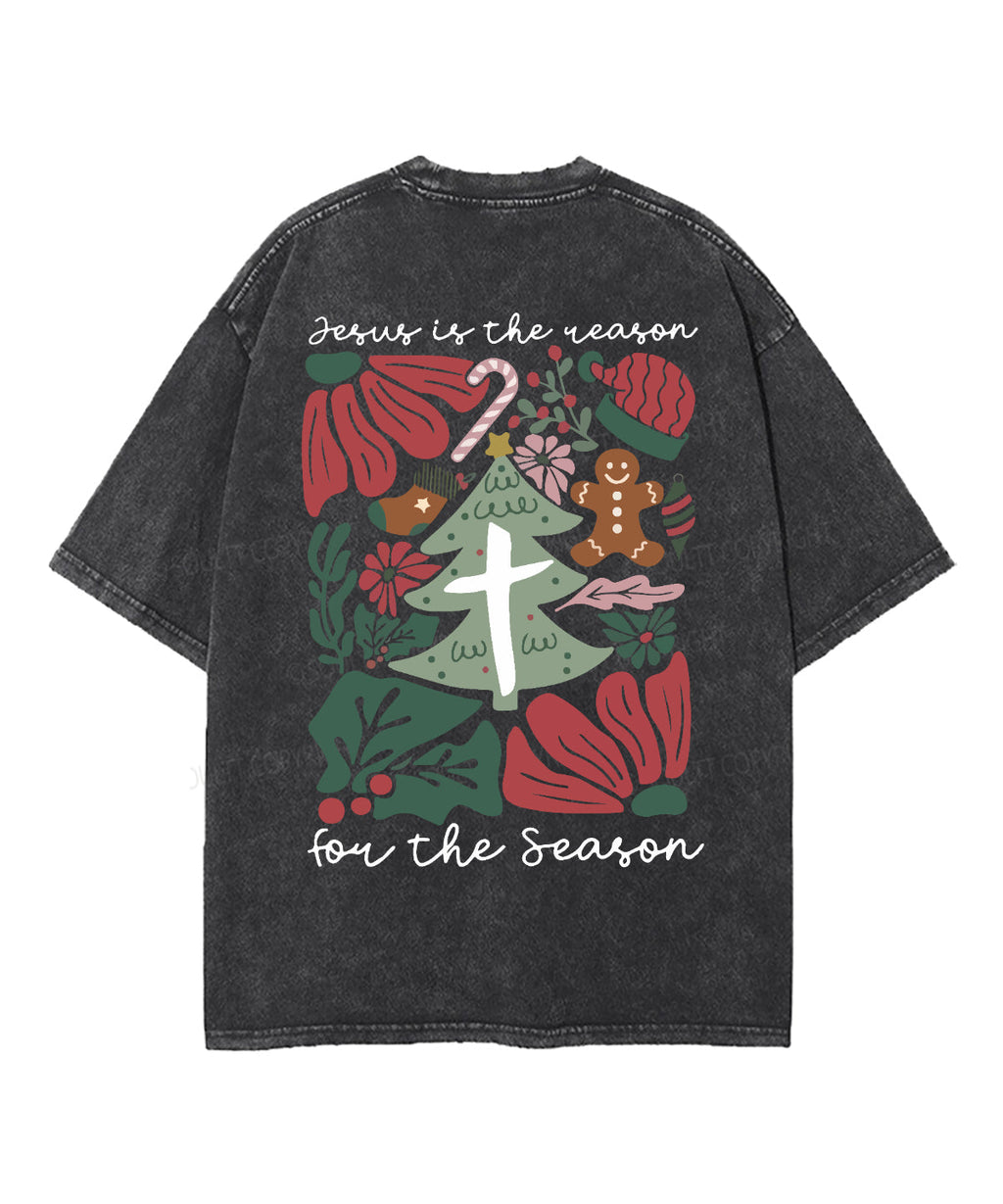 Jesus Is Season Double Sided Washed Christian T-Shirts, Hoodie, Sweatshirt