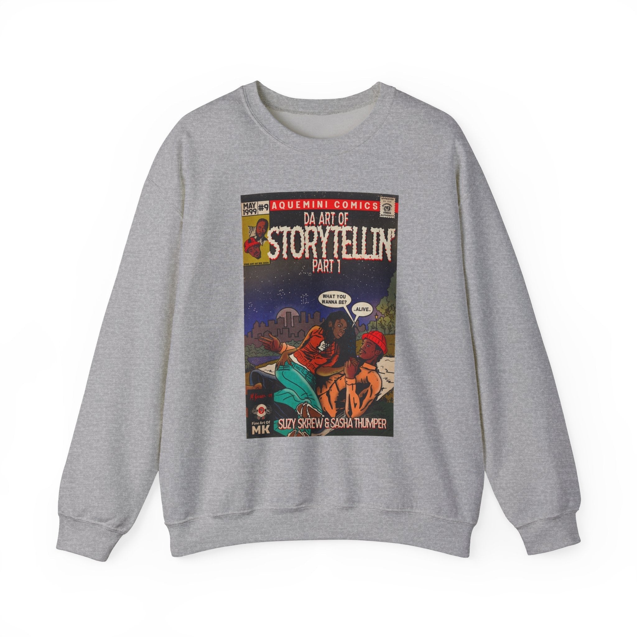 Da Art of StorytellinÃ¢â‚¬â„¢ Part 1 - Unisex Heavy BlendÃ¢â€žÂ¢ Crewneck Sweatshirt T-Shirts, Hoodie (Image 2)