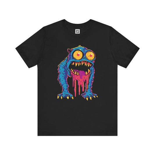 Vibrant Monster Graphic Tee Style010