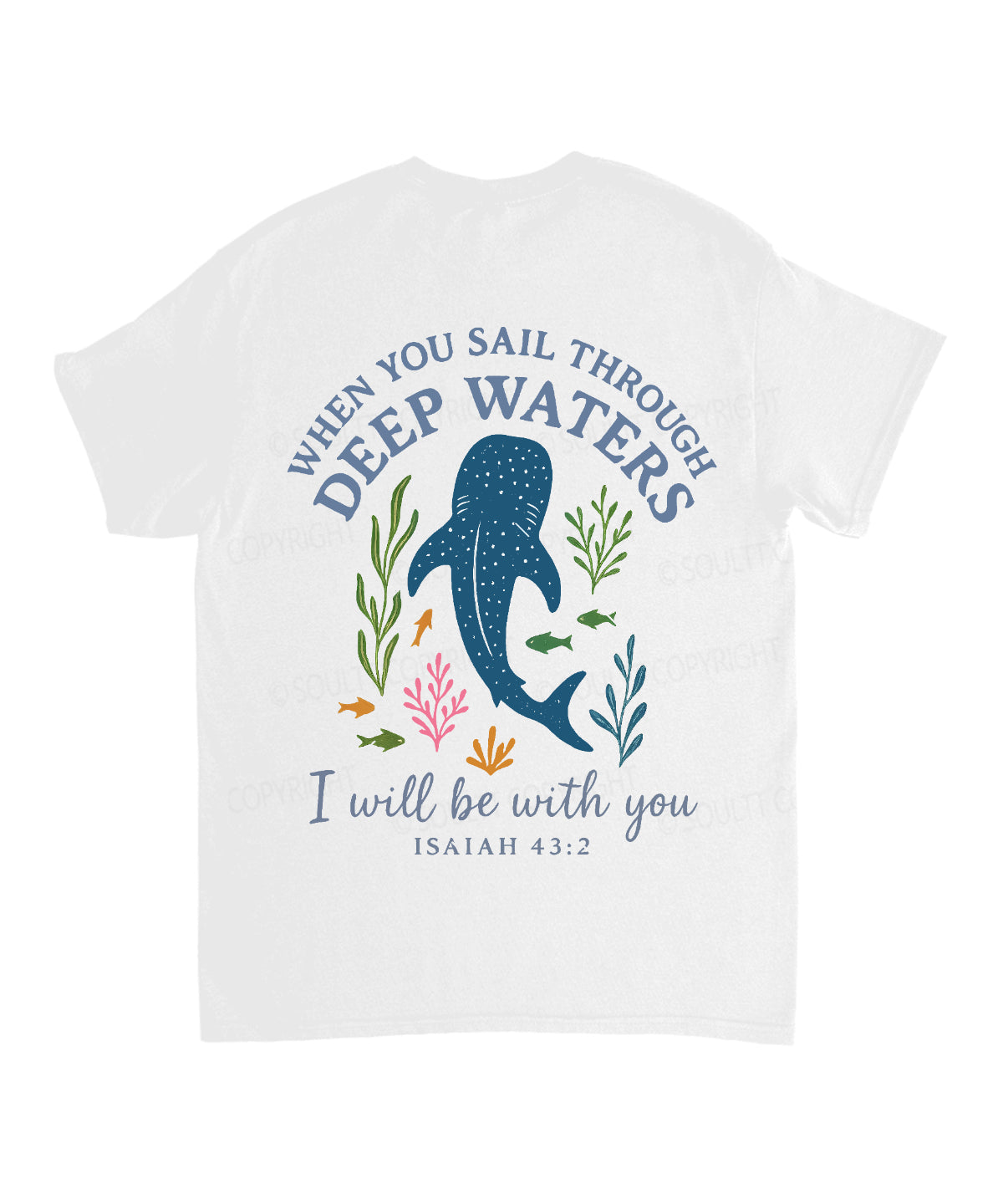 I Will Be With You Double Sided Unisex Cotton Christian T-Shirt Style008 Hoodie, Sweatshirt | CiraTrend.com (Image 3)