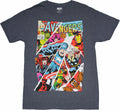 Avengers Mens T-Shirt - Classic Cover Character Collage Hoodie, Sweatshirt | CiraTrend.com