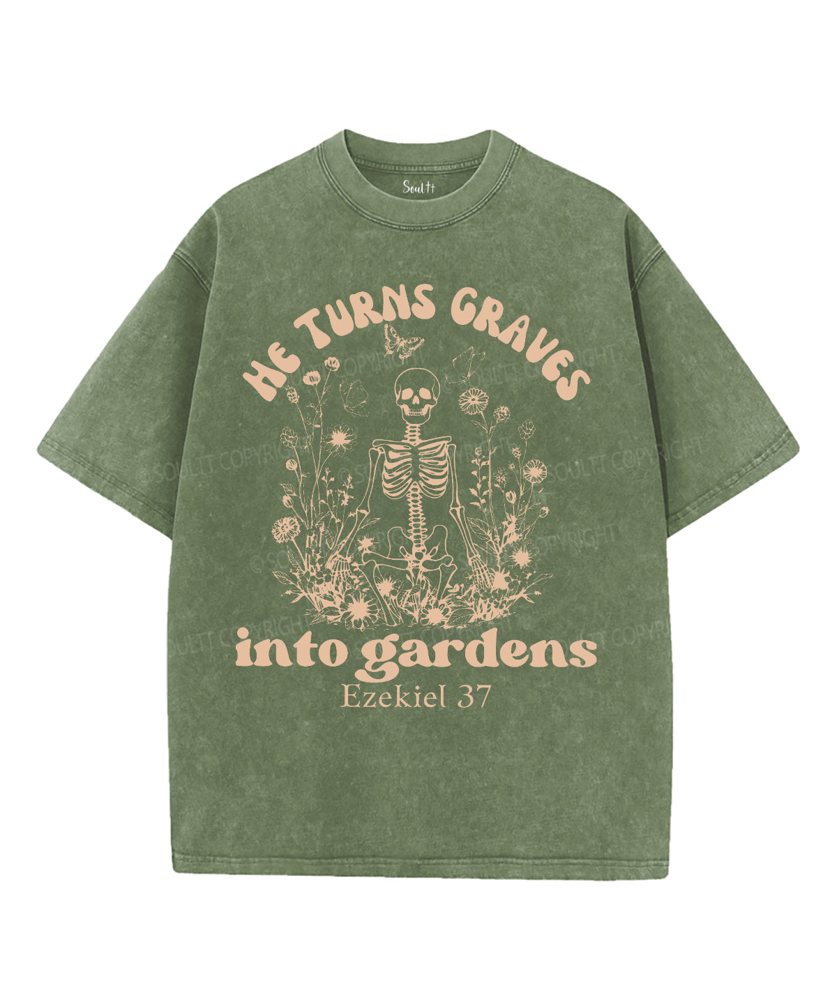 He Turns Graves Washed Christian T-Shirts, Hoodie, Sweatshirt