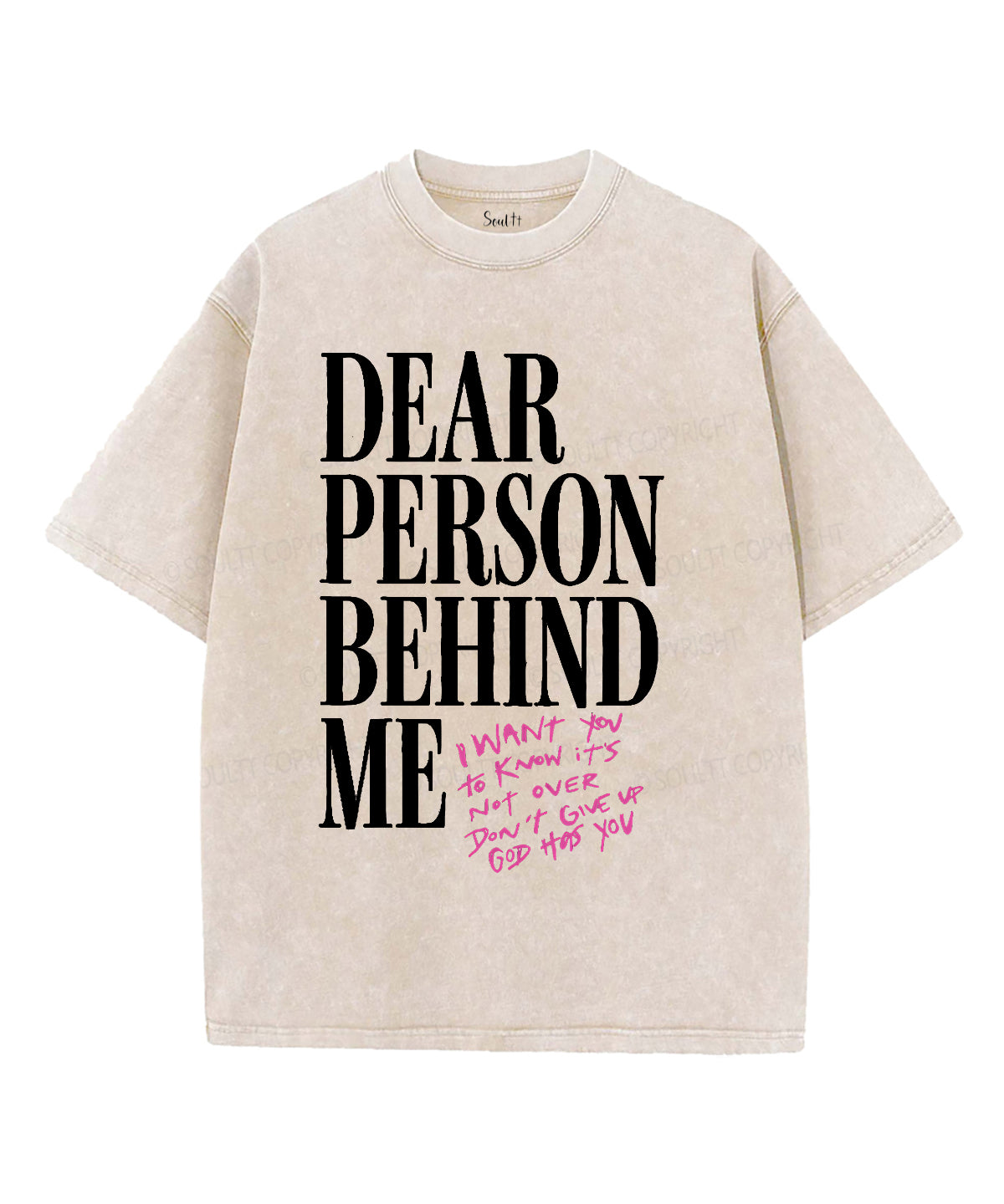 Dear Person Behind Me Washed Christian T-Shirts, Hoodie, Sweatshirt