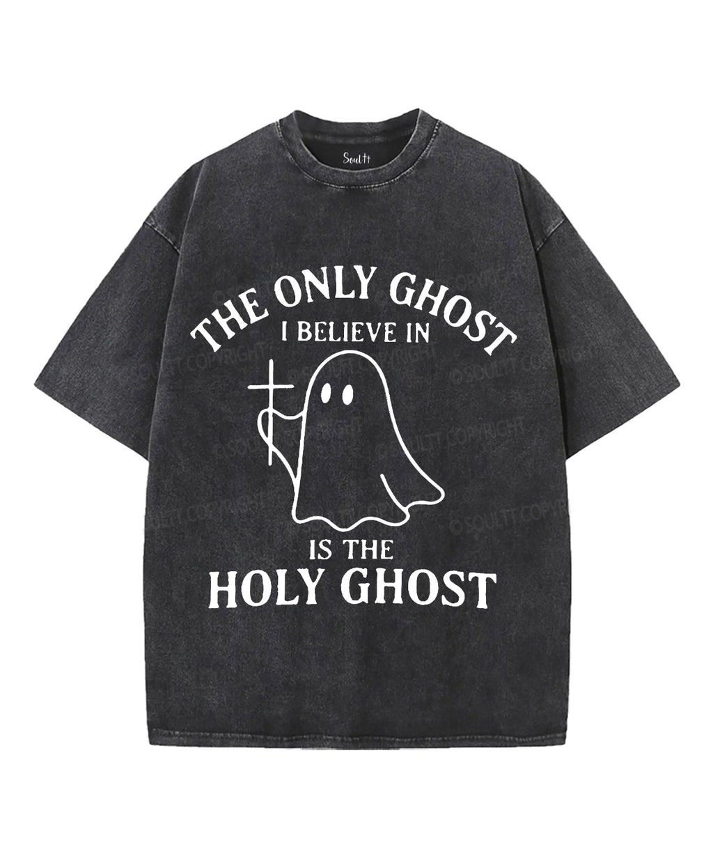 The Only Ghost Unisex Washed Christian T-shirt Style004 Hoodie, Sweatshirt | CiraTrend.com (Image 1)