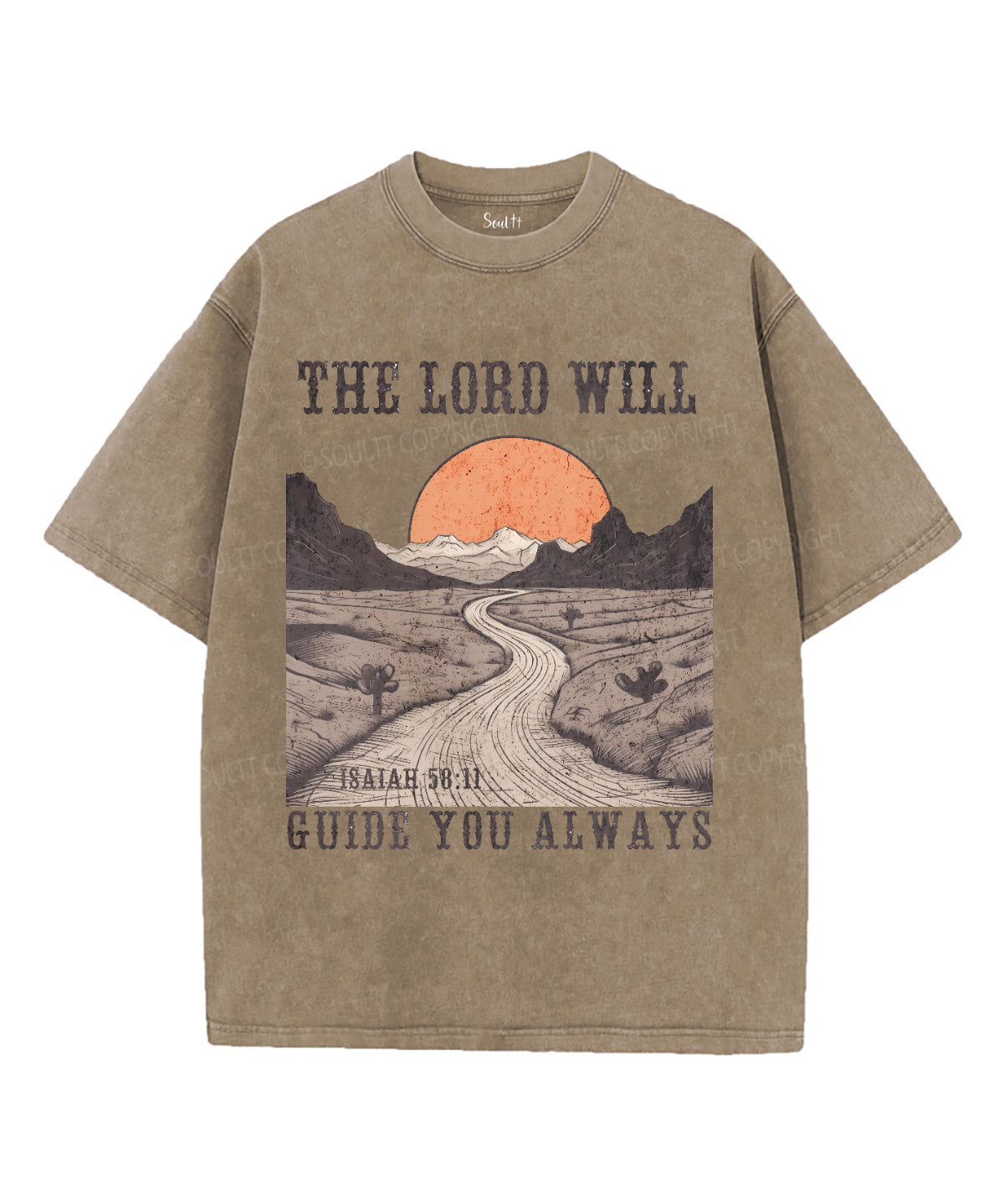 The Lord Will Guide You Always Washed Christian T-shirt Hoodie, Sweatshirt | CiraTrend.com (Image 5)