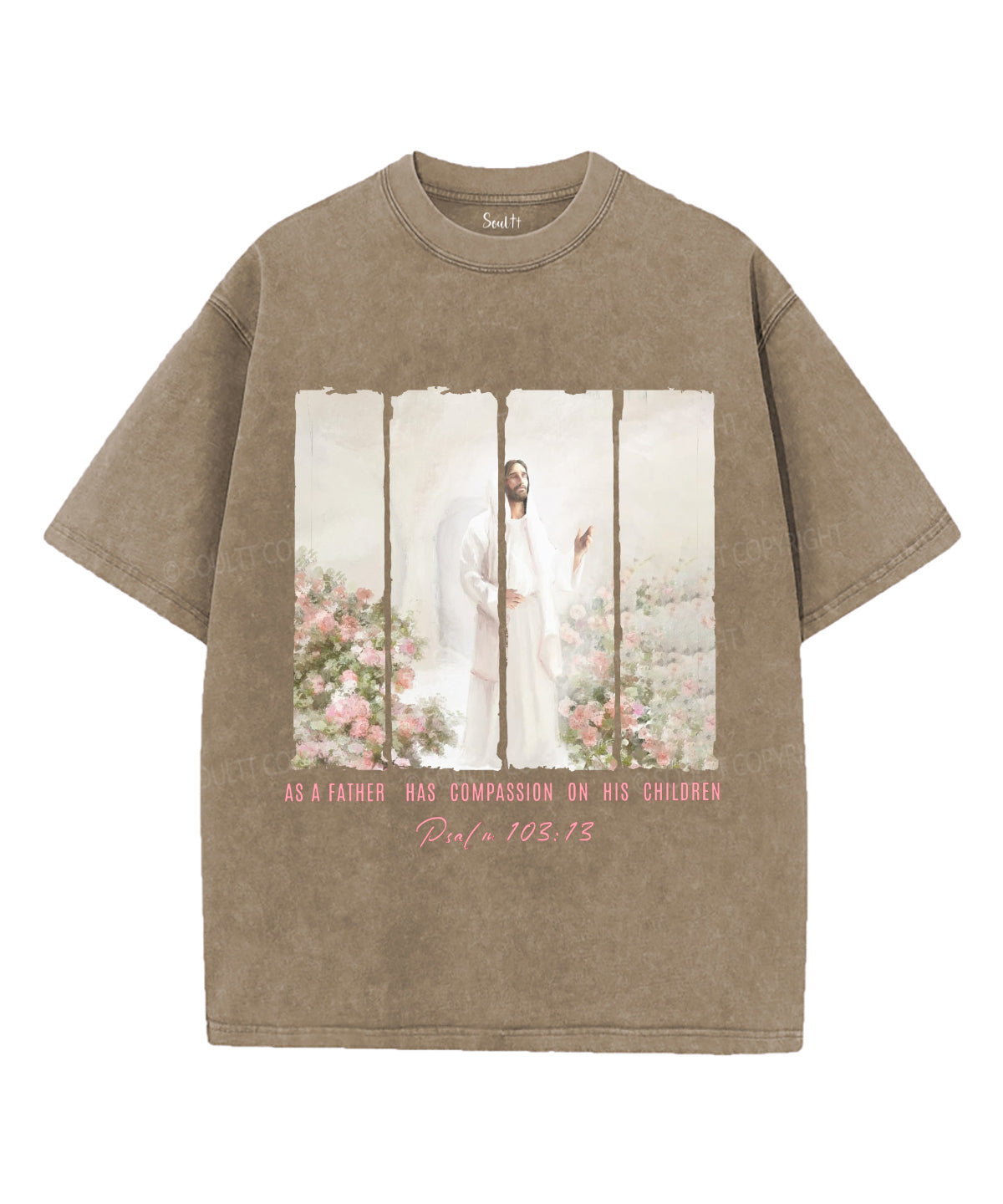 As a Father Has Compassion Unisex Washed Christian T-shirt Hoodie, Sweatshirt | CiraTrend.com (Image 5)