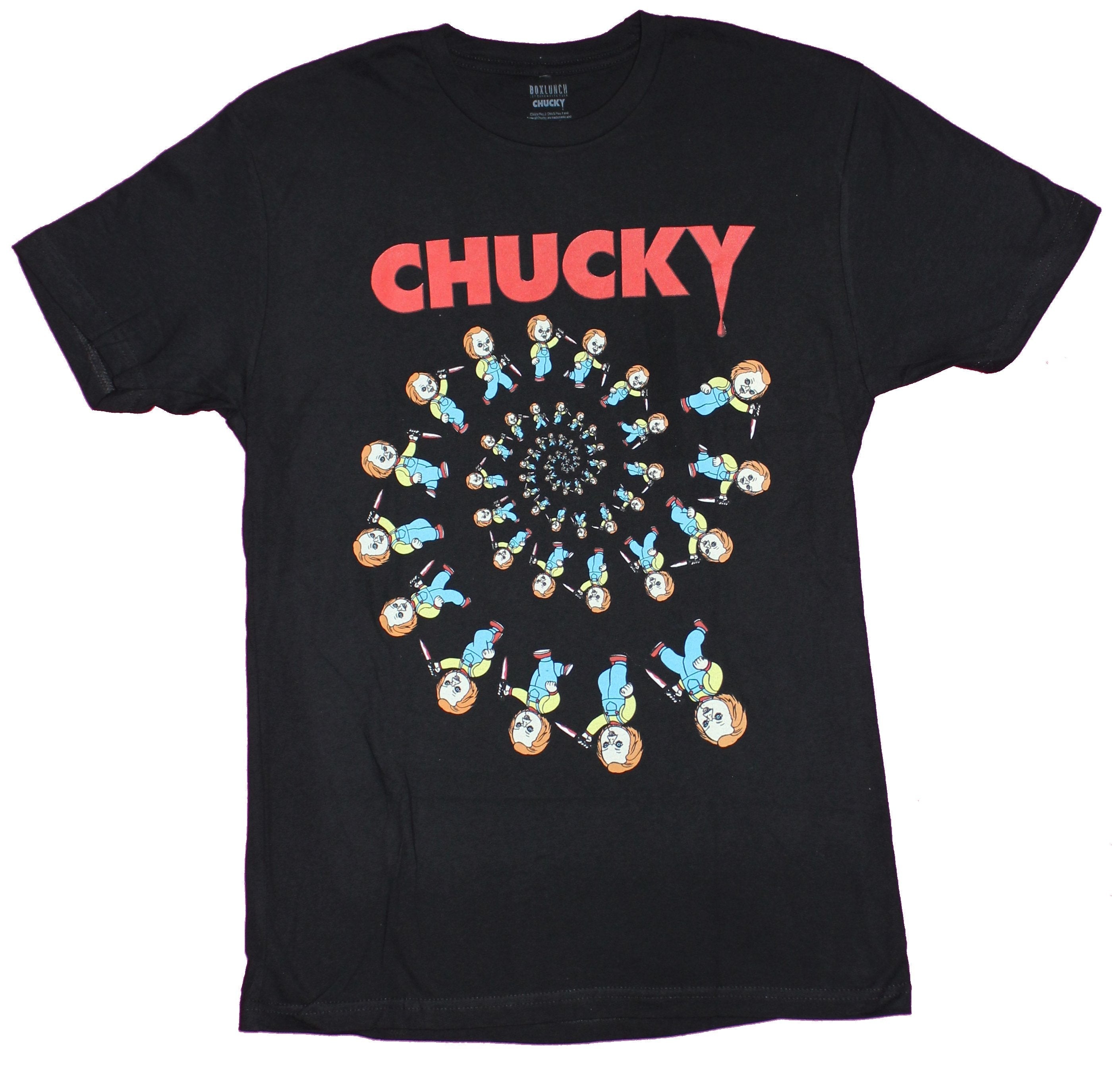 Child's Play Mens T-Shirt - Spiral of Scary Chucky Hoodie, Sweatshirt | CiraTrend.com