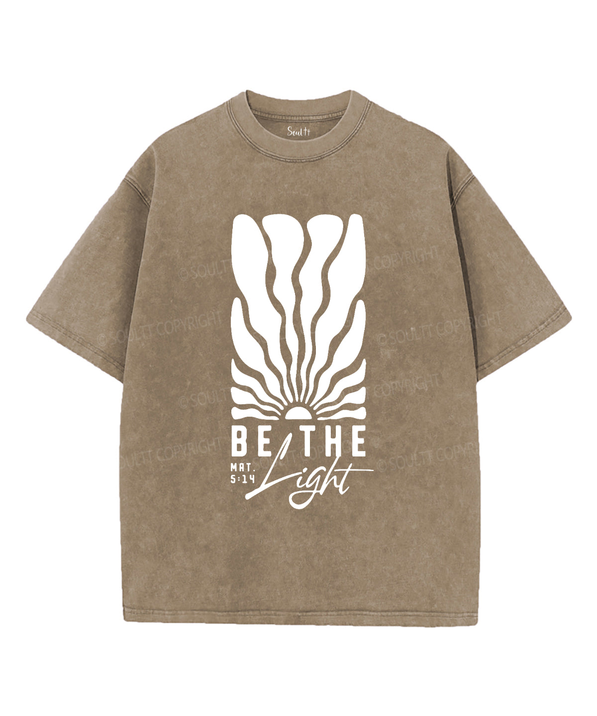Be The Light Washed Christian T-shirt Style013 Hoodie, Sweatshirt | CiraTrend.com (Image 5)