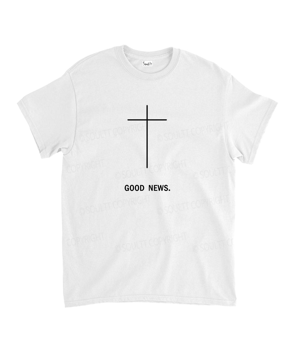 Good News Unisex Cotton Christian T-Shirt Hoodie, Sweatshirt | CiraTrend.com (Image 5)